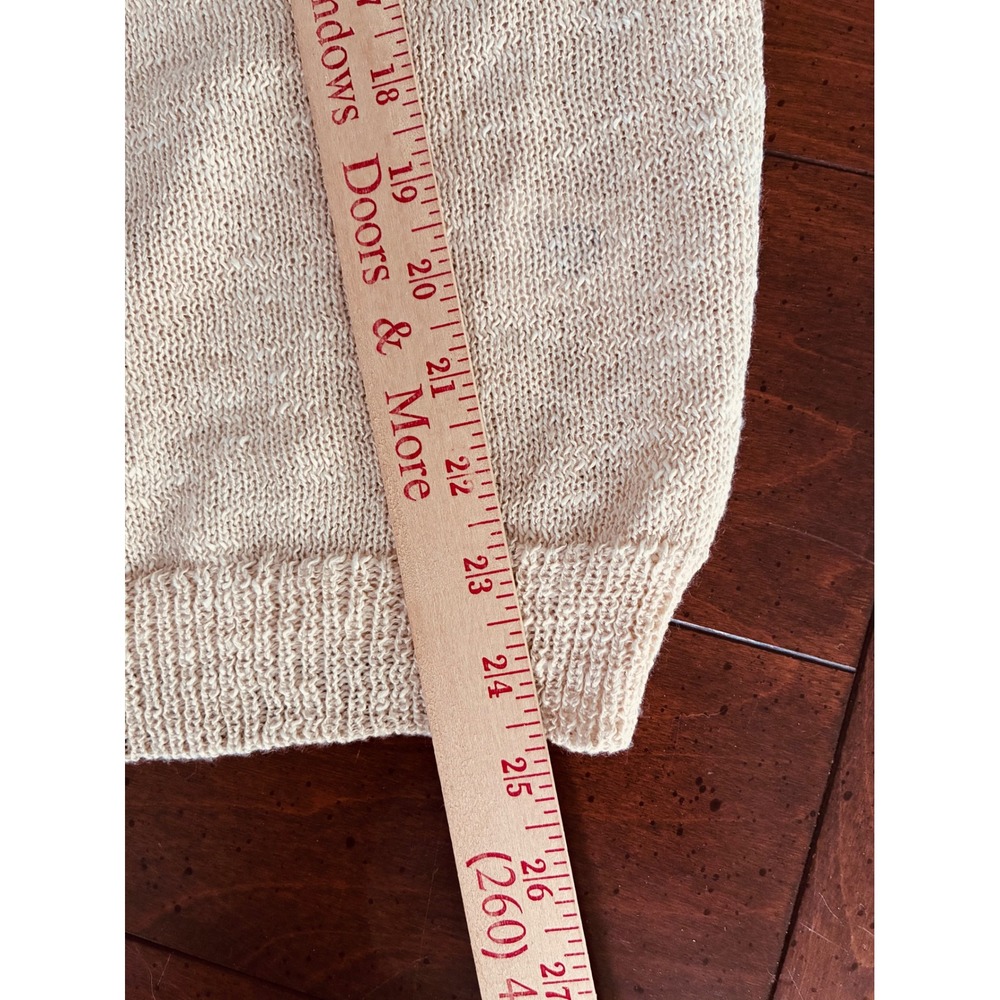 Simply Southern Tailgate Crew Neck Sweater Cream Sequin Graphic Small - Picture 5 of 7